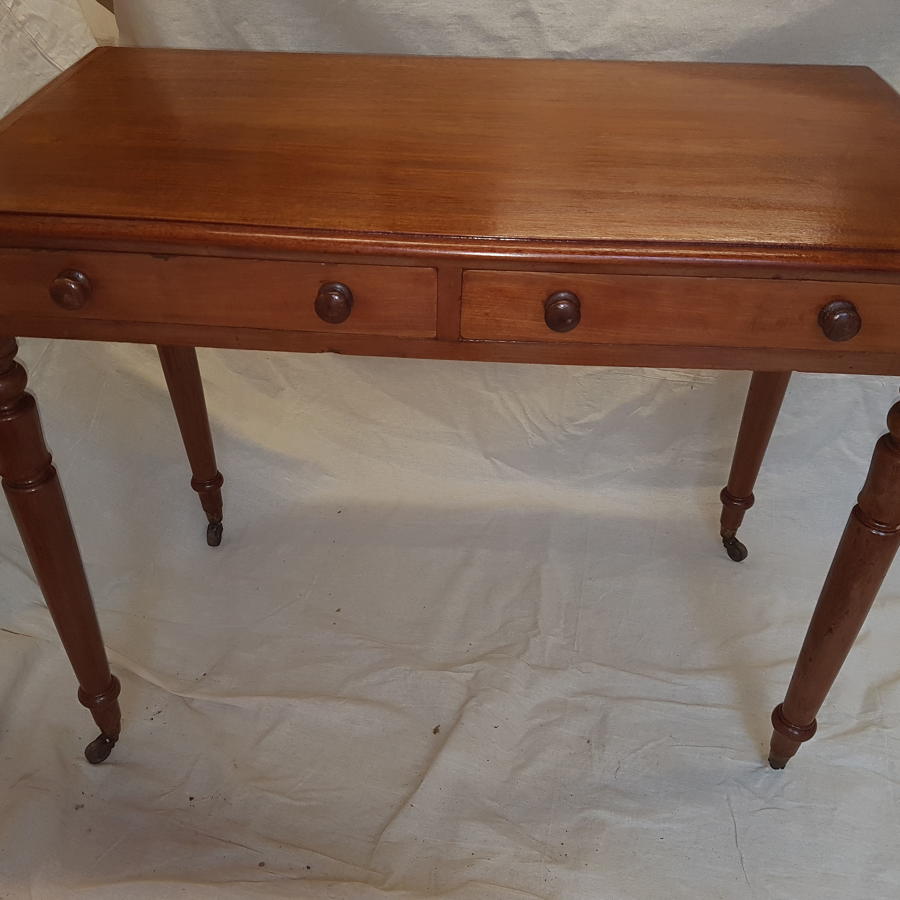 Victorian mahogany writing table
