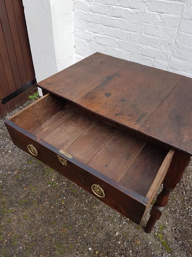 Nineteenth century oak side table or lowboy