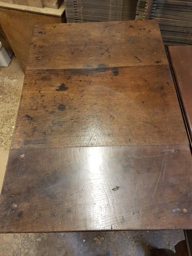 Nineteenth century oak side table or lowboy