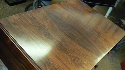 Antique Regency rosewood sofa table with ormolu mouldings